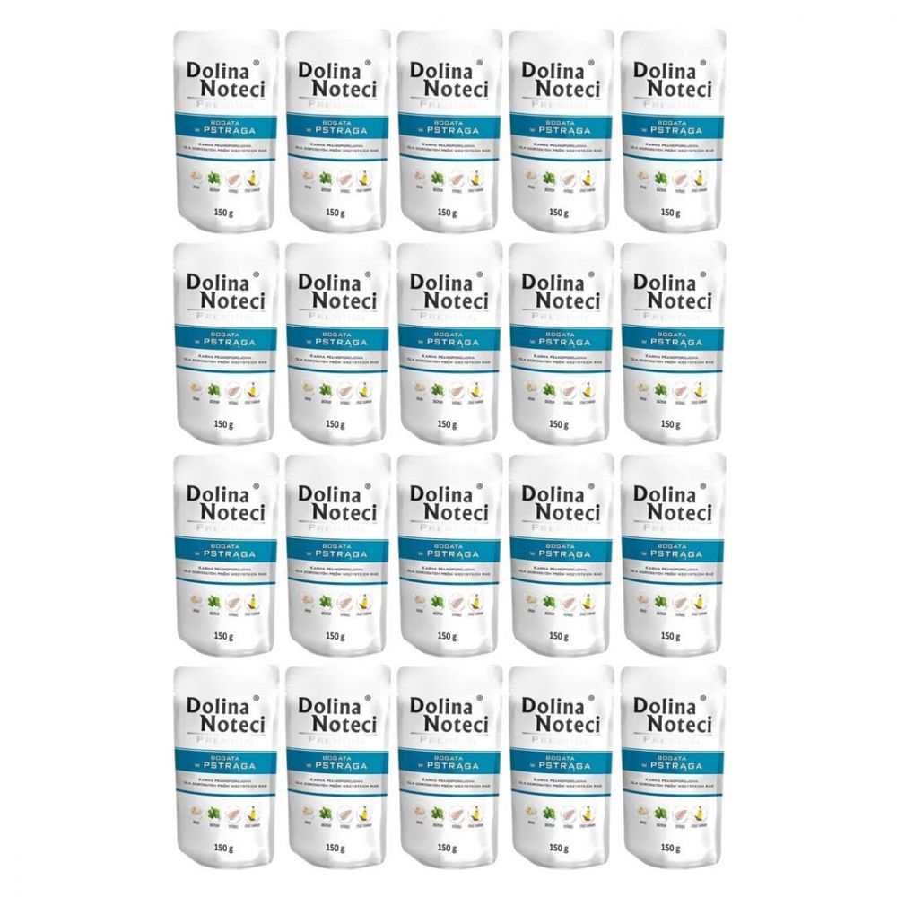 PAKIET FBA Dolina Noteci Premium Pstrąg 150 g X 20