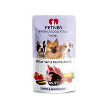 Petner Mini Bezzbożowa Karma Dla Dorosłych Psów Koza z Malinami 150 g