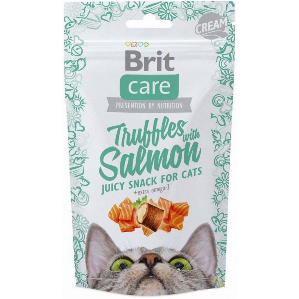 Brit Care Snack Truffles With Salmon Łosoś Przysmak Dla Kota 50 g