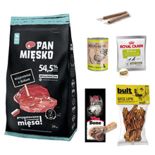 Pakiet Pan Mięsko Karma Sucha Dla Dorosłych Psów Wieprzowina Z Dzikiem Rozmiar XL 20 kg + 6 GRATISÓW!