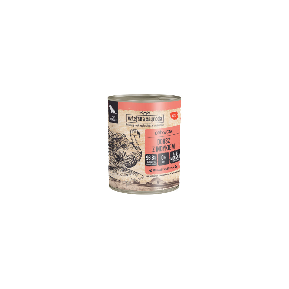 Wiejska Zagroda Dorsz z Indykiem 800 g
