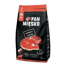 Pan Mięsko Karma Sucha Dla Dorosłych Psów Wołowina z Koziną Rozmiar XS 9 kg