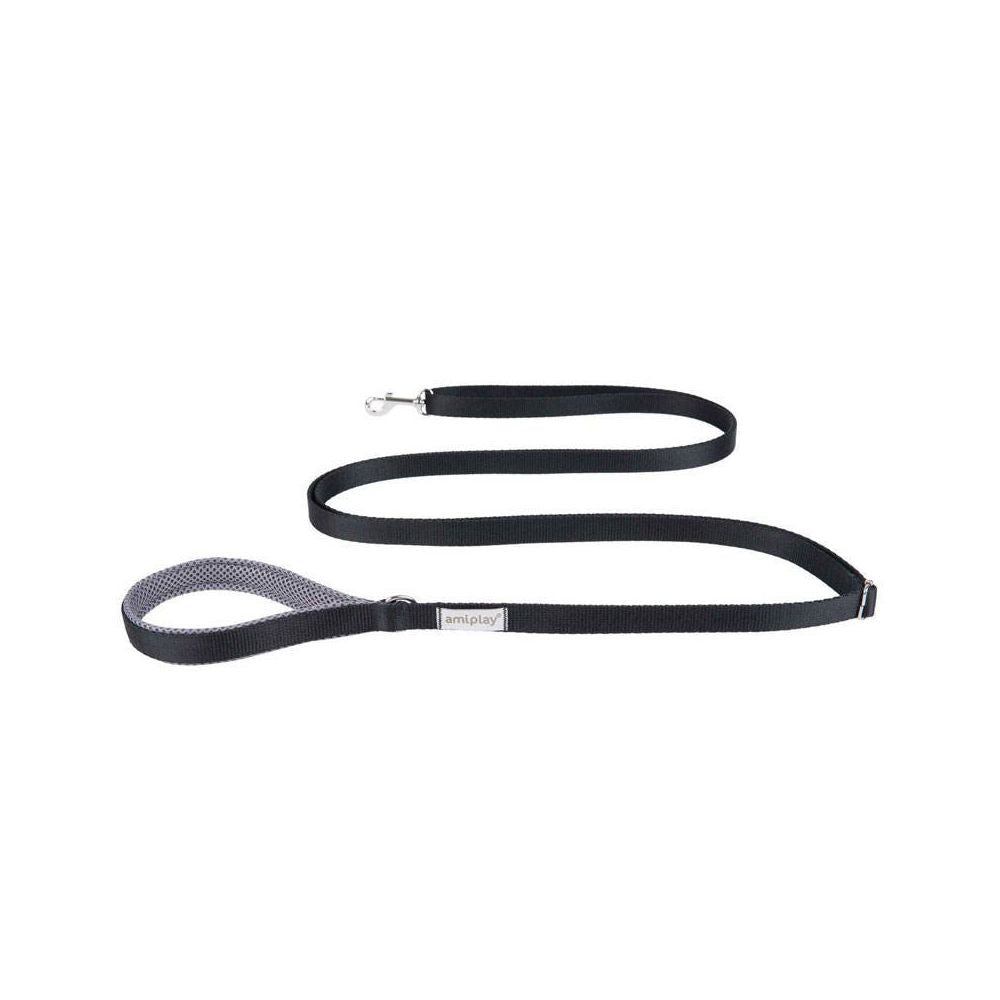 Amiplay Smycz Regulowana Easy Fix Samba Rozmiar S 160-300 cm Czarna