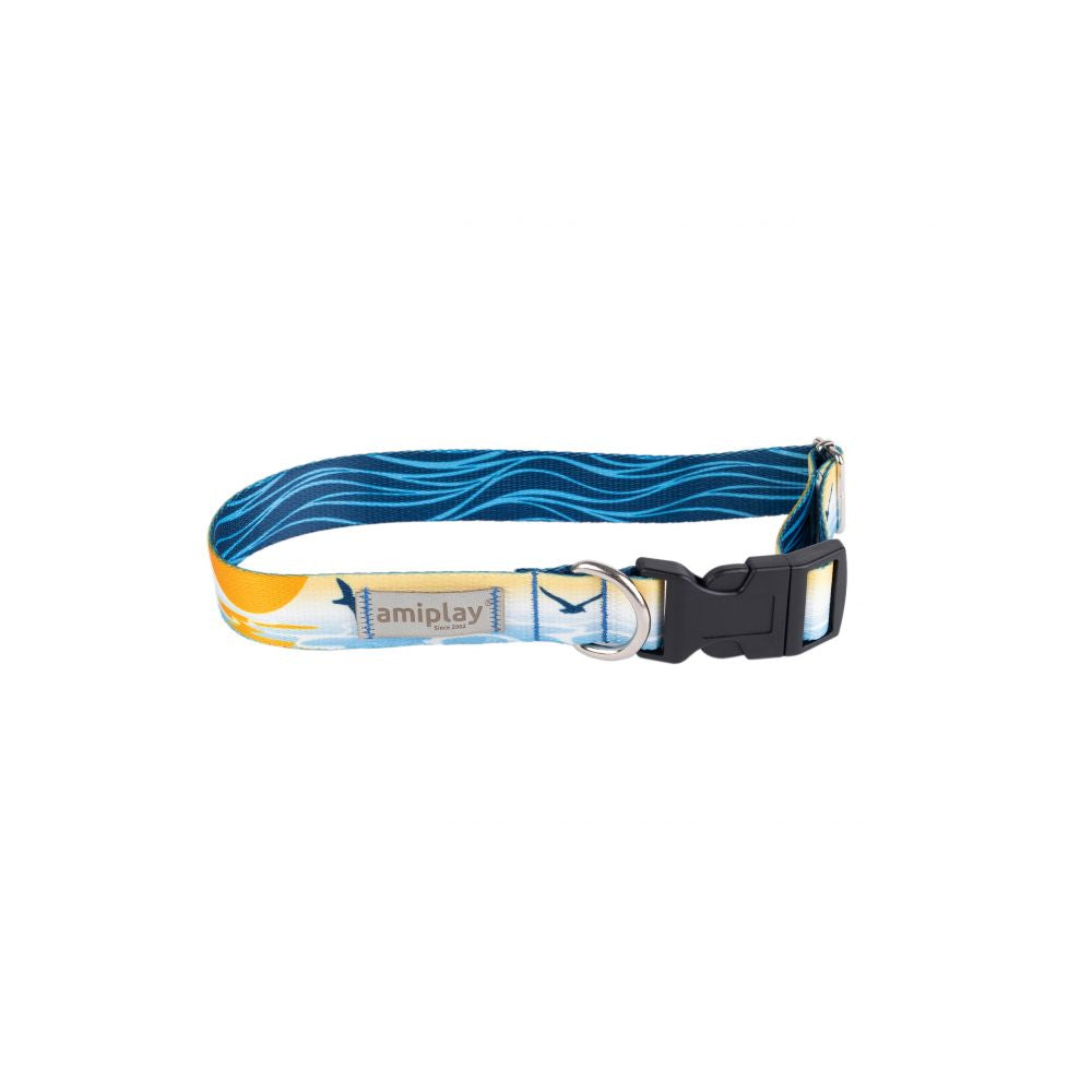 Amiplay Obroża Regulowana BeNature Waves Rozmiar XL