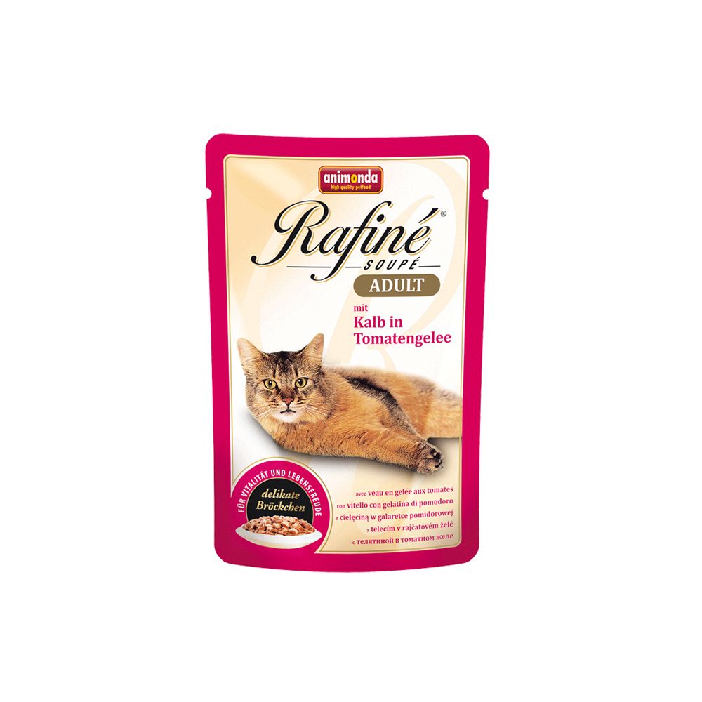 Animonda Rafine Soupe Cielęcina w Galaretce Pomidorowej 100 g