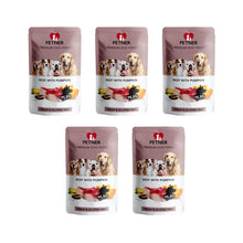 Pakiet PETNER Bezzbożowa Karma dla Dorosłych Psów z Wołowiną i Dynią 5 x 500 g