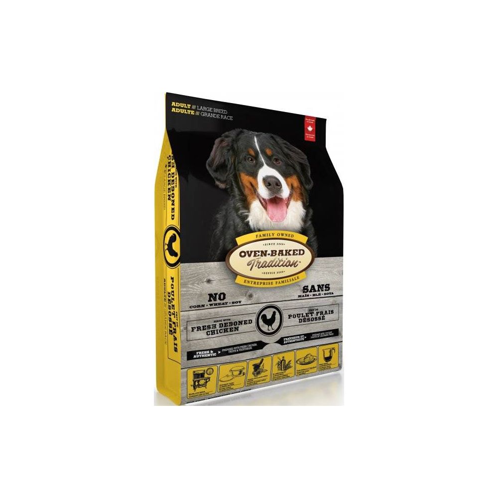 Oven Baked Sucha Karma Dla Dorosłych Psów Dużych Ras Ze Świeżym Kurczakiem 11,34 kg