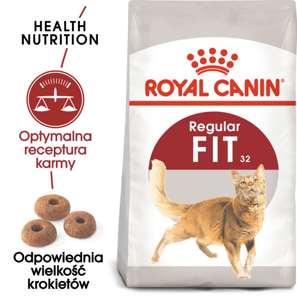 ROYAL CANIN FIT 32 400g karma sucha dla kotów dorosłych, wspierająca idealną kondycję