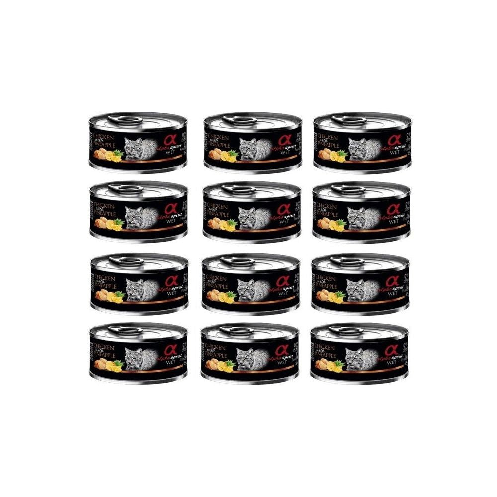 Alpha Spirit Kurczak z Ananasem 12 x 85 g