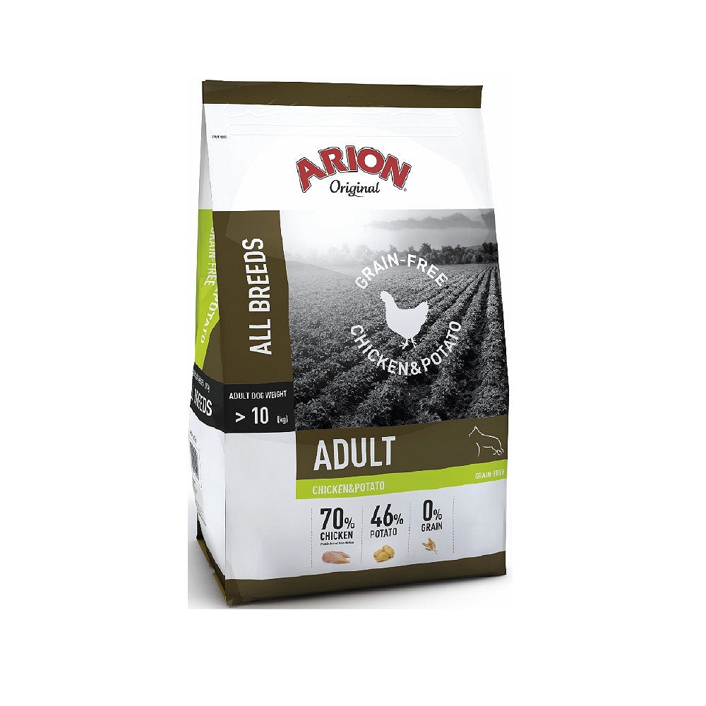 Arion Adult Grain Free Chicken & Potato Bezzbożowa Kurczak Ziemniaki Karma Dla Psa 12 kg