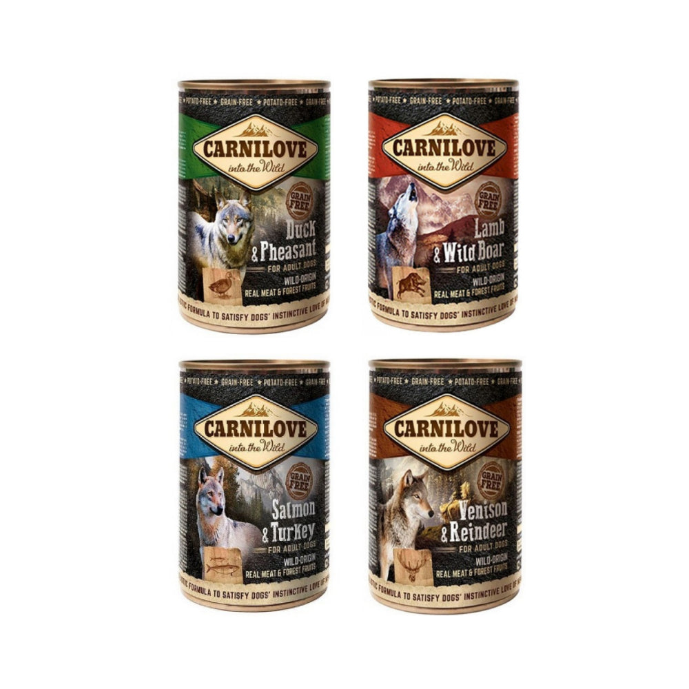 Pakiet Brit Carnilove Dla Psa Mix Smaków 4 x 400 g