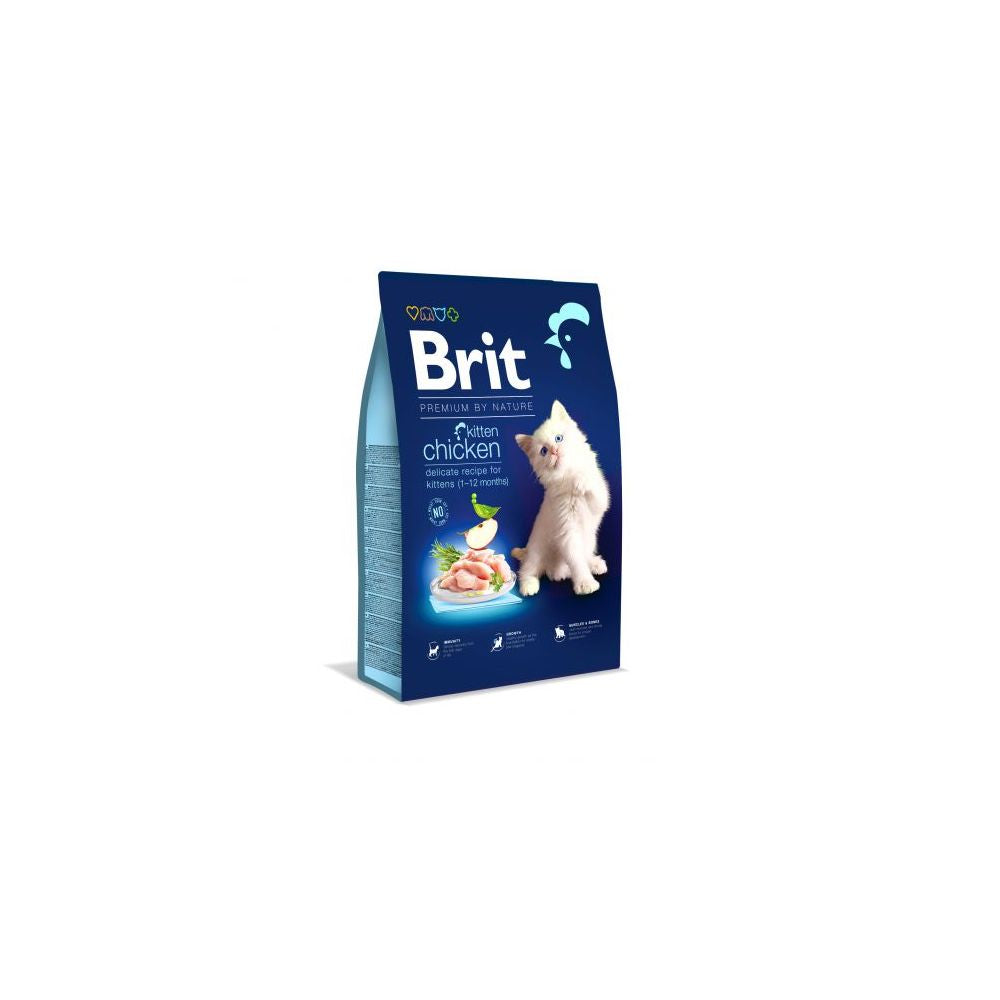 Brit Premium Cat Kitten Chicken Karma Dla Kociąt, Odpowiednia Również Dla Kotek W Okresie Ciąży Lub Laktacji 8 kg