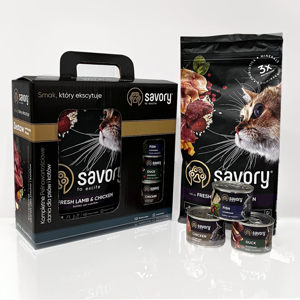 Savory Gift Box Dla Dorosłych Kotów