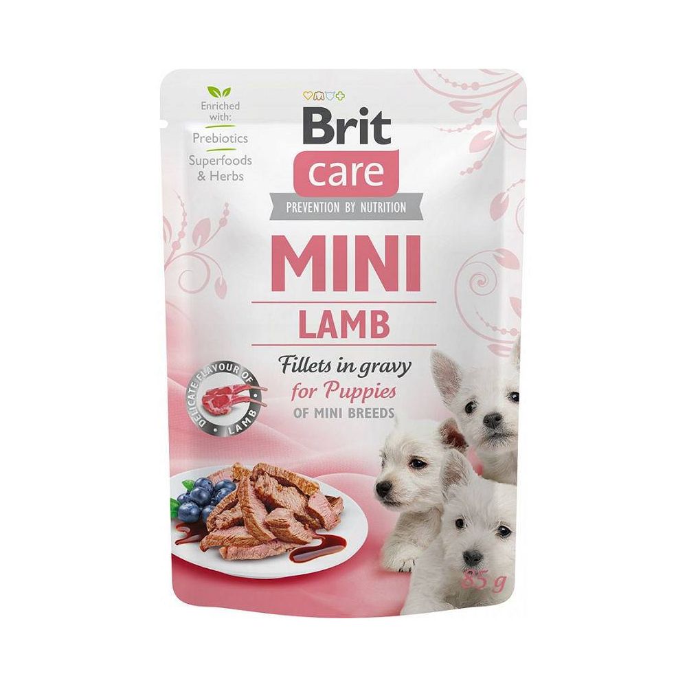 Brit Care Mini Puppy Lamb z Jagnięciną Dla Szczeniąt Małych Ras Karma Dla Szczeniąt Małych Ras 85 g