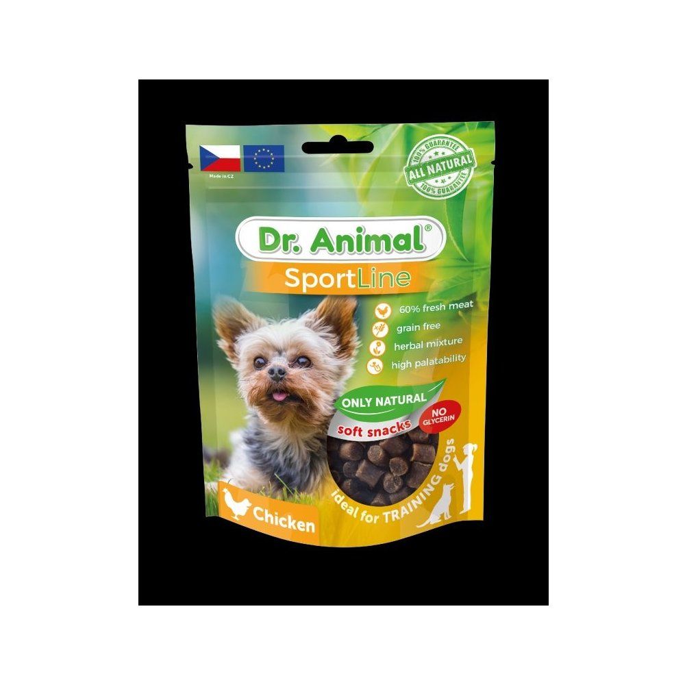 Brit Dr. Animal Sportline Chicken Kurczak Przysmak Dla Psa 100 g