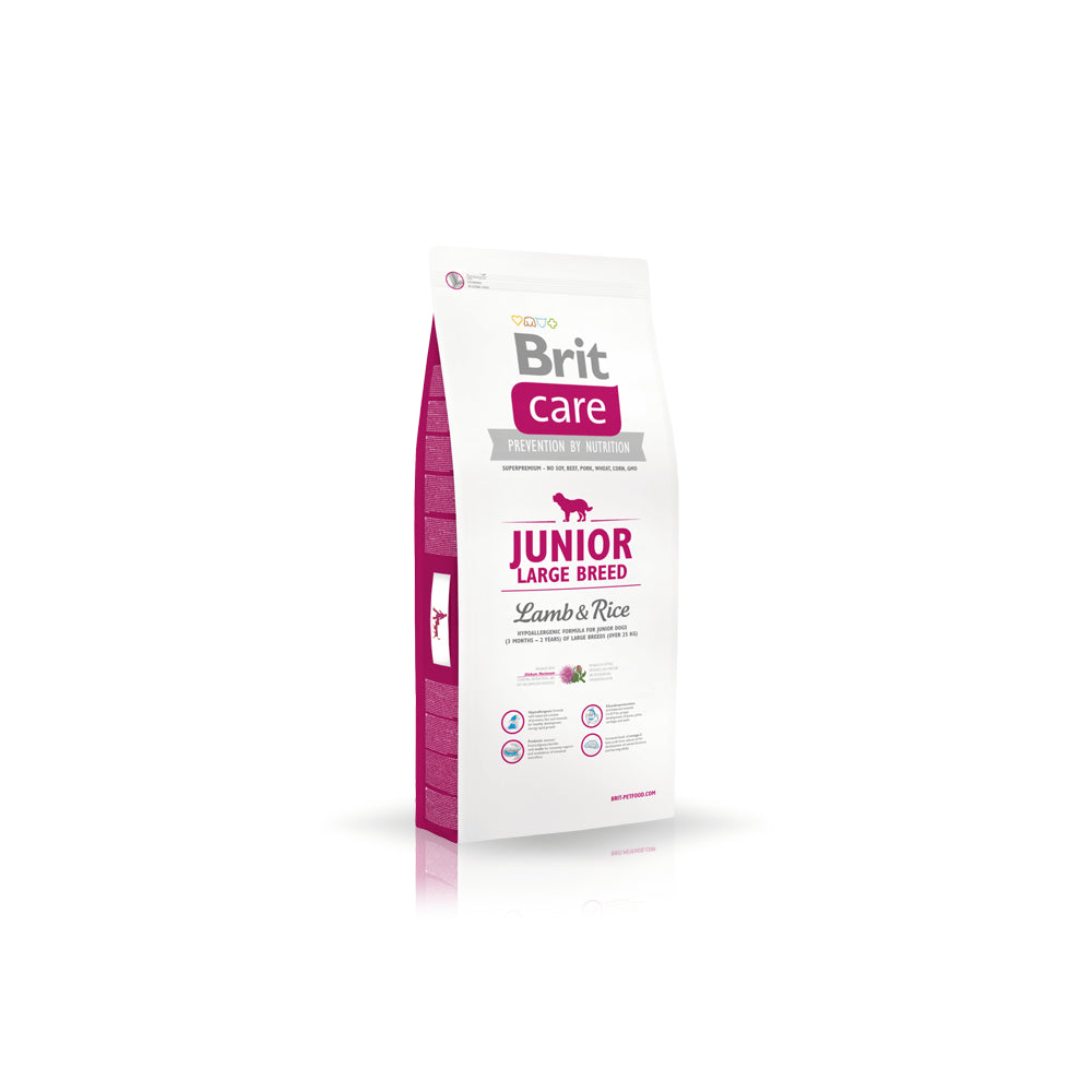 Brit Care Lamb & Rice Jagnięcina & Ryż Junior Large Breed Karma Dla Młodych Psów Dużych Ras 12 kg