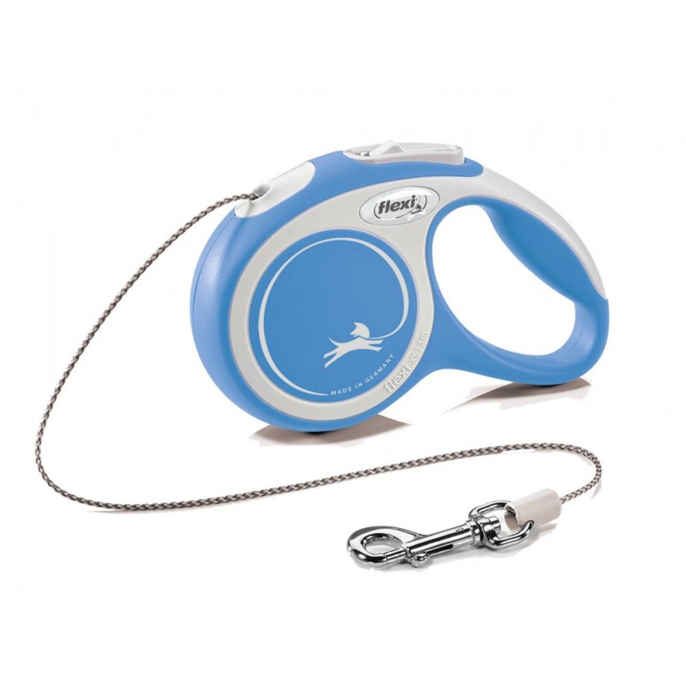 Flexi Smycz New Comfort Na Lince 3 Metry Rozmiar XS do 8 kg Niebieska