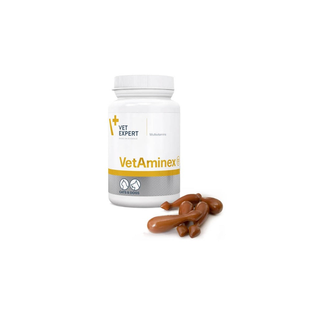 VetExpert VetAminex Preparat dla Psów i Kotów z Witaminami 60 Kapsułek