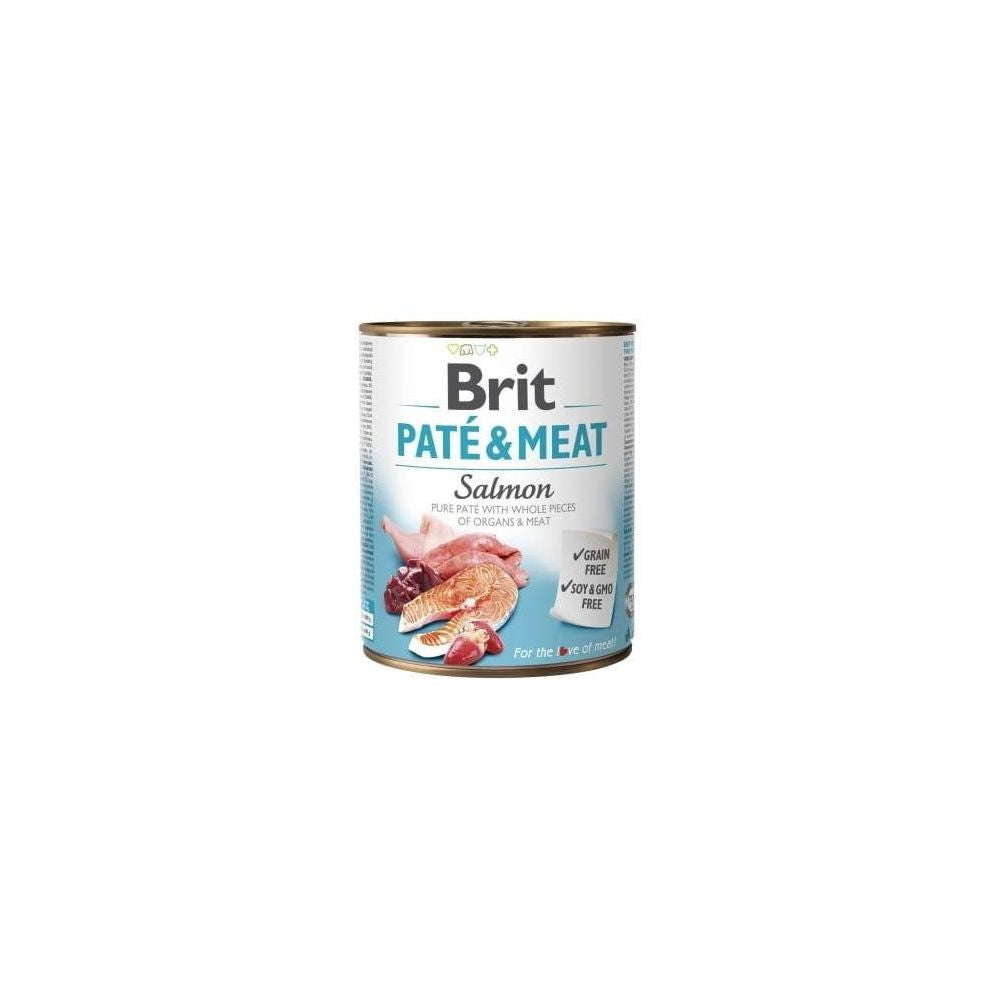 Brit Pate & Meat Salmon Łosoś Mokra Karma Dla Psa 800 g