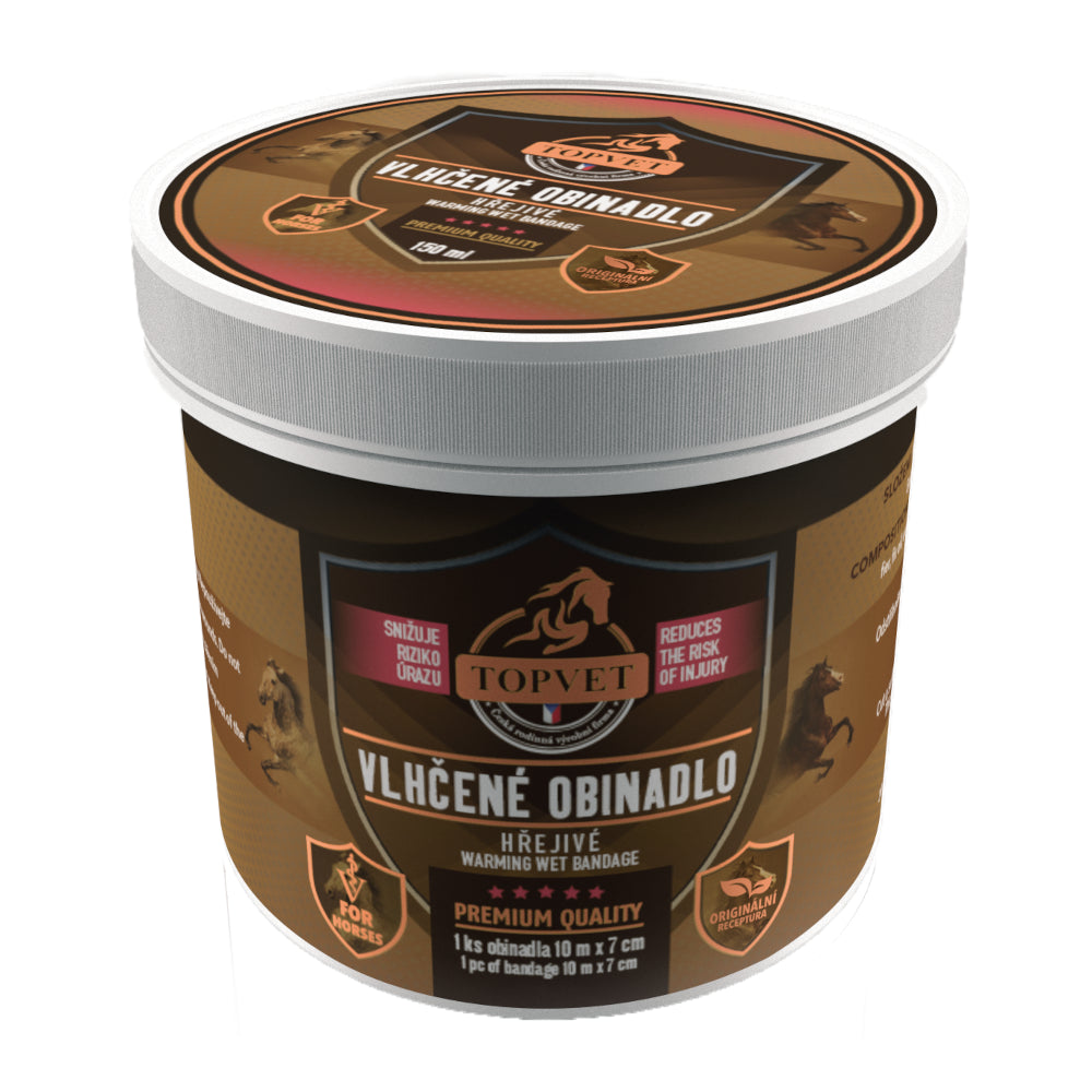 Topvet Nawilżony Bandaż Rozgrzewający Dla Koni