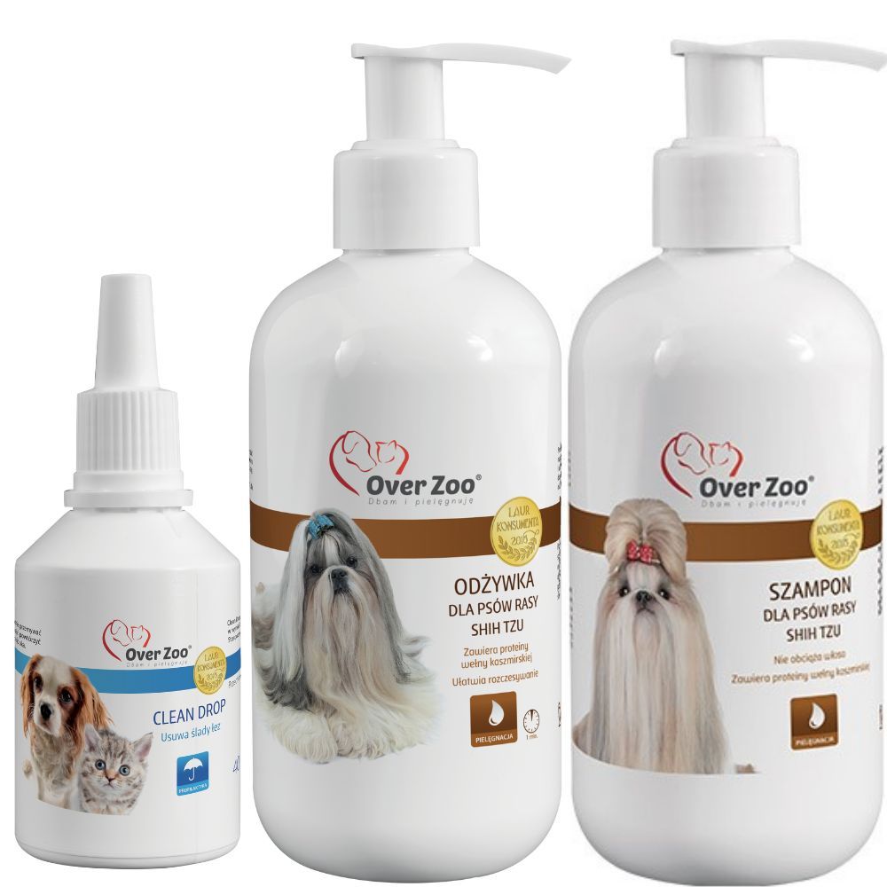 OverZoo Zestaw Świąteczny Dla Psów Rasy Shih Tzu + Clean Drop