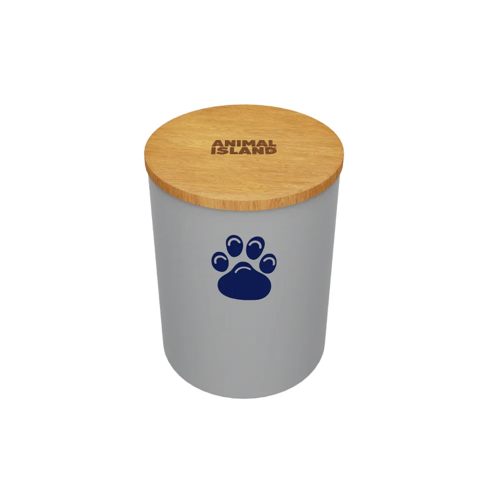 Animal Island Pojemnik Na Karmę Dla Psa Rozmiar M 3 l Szary