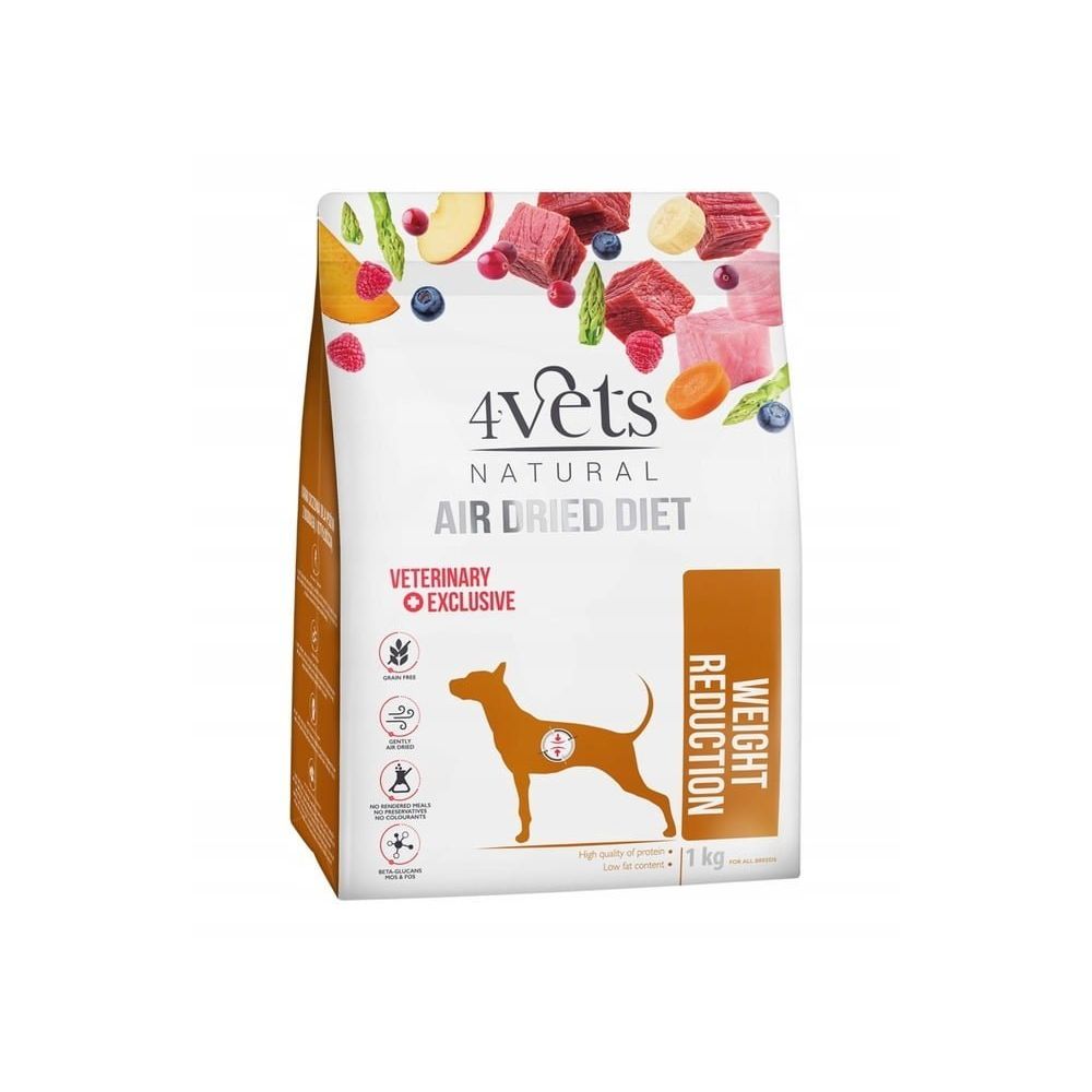 4VETS Natural Weight Reduction 1kg dla psów z nadwagą