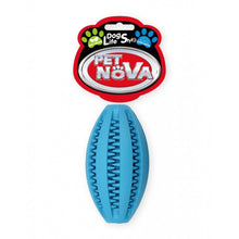 Pet Nova Piłka Dental Rugby Niebieska 11 cm