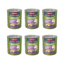 Pakiet Animonda GranCarno Superfoods Jagnięcina, Szarłat, Żurawina, Olej z Łososia 6 x 800 g