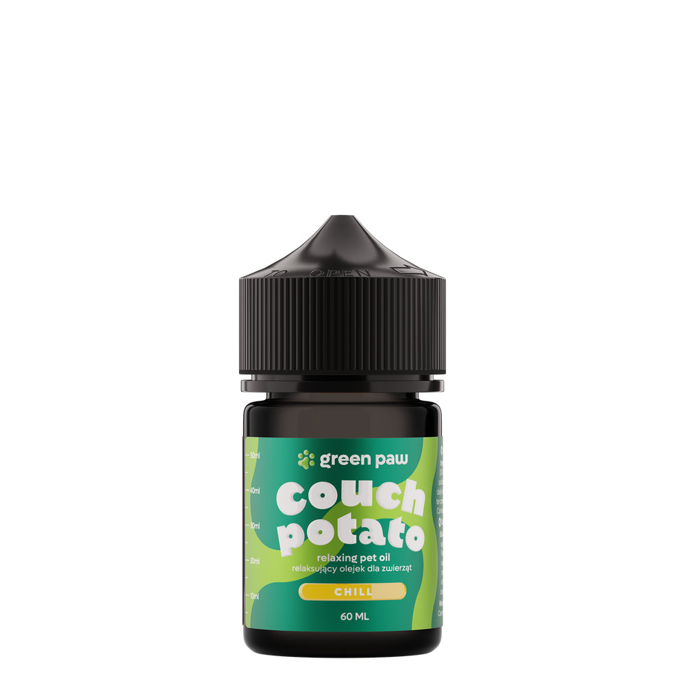 Green Paw Couch Potato Olejek z CBD Dla Psów Ras Małych i Dużych oraz Kotów 60 ml
