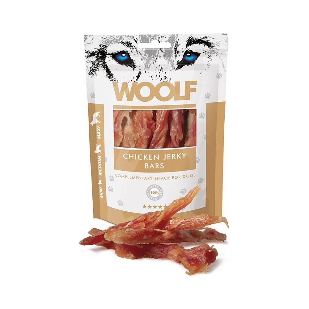 Woolf Chicken Jerky Bars Kurczak Przysmak Dla Psa 100 g