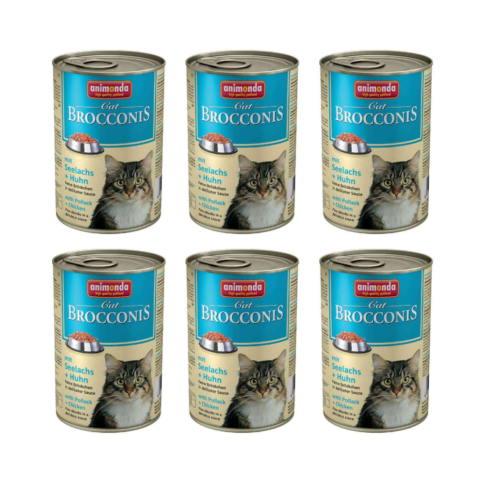 Pakiet Animonda Brocconis Ryba z Kurczakiem 6 x 400 g