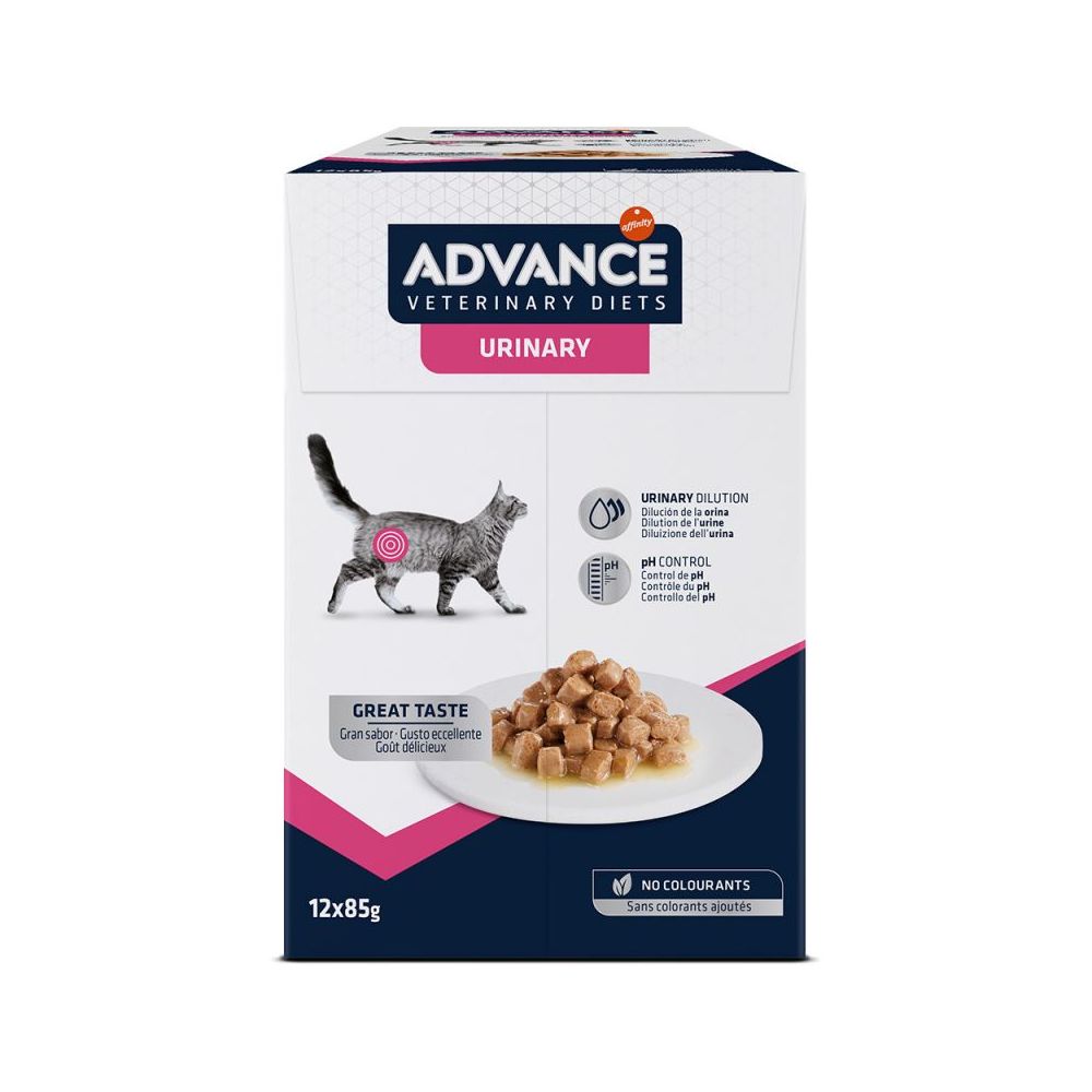 Pakiet Advance Diet Urinary Mokra Karma Dla Kotów z Problemami Układu Moczowego 12 x 85 g