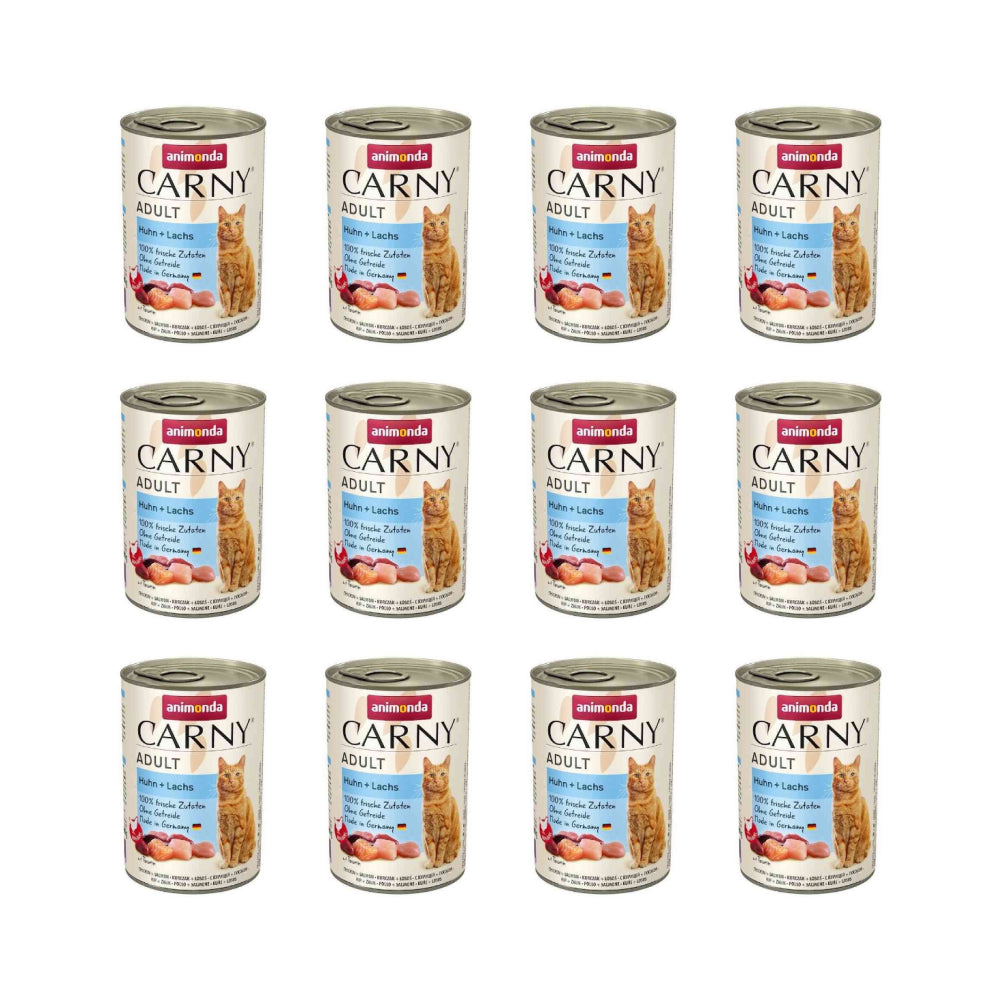 Pakiet Animonda Carny Mokra Karma Dla Kota Kurczak z Łososiem 12 x 400 g