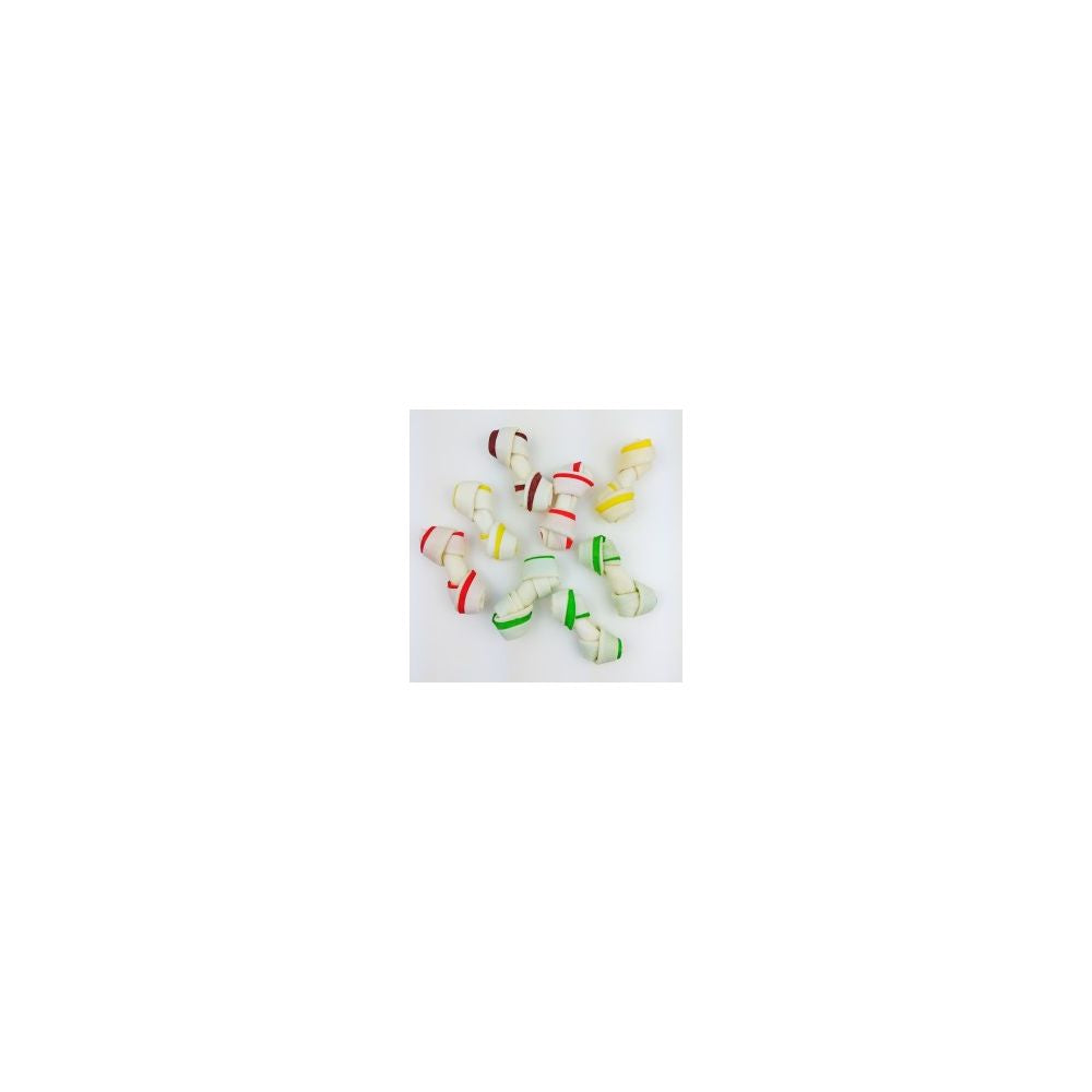 Doggy Kość Wiązana Mix Color 3   7 cm 50 sztuk