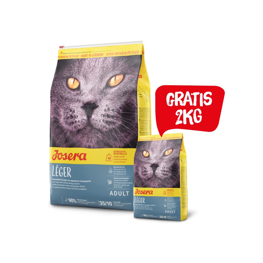 Pakiet Josera Leger Nadwaga Kastracja 10 kg + 2 kg GRATIS!
