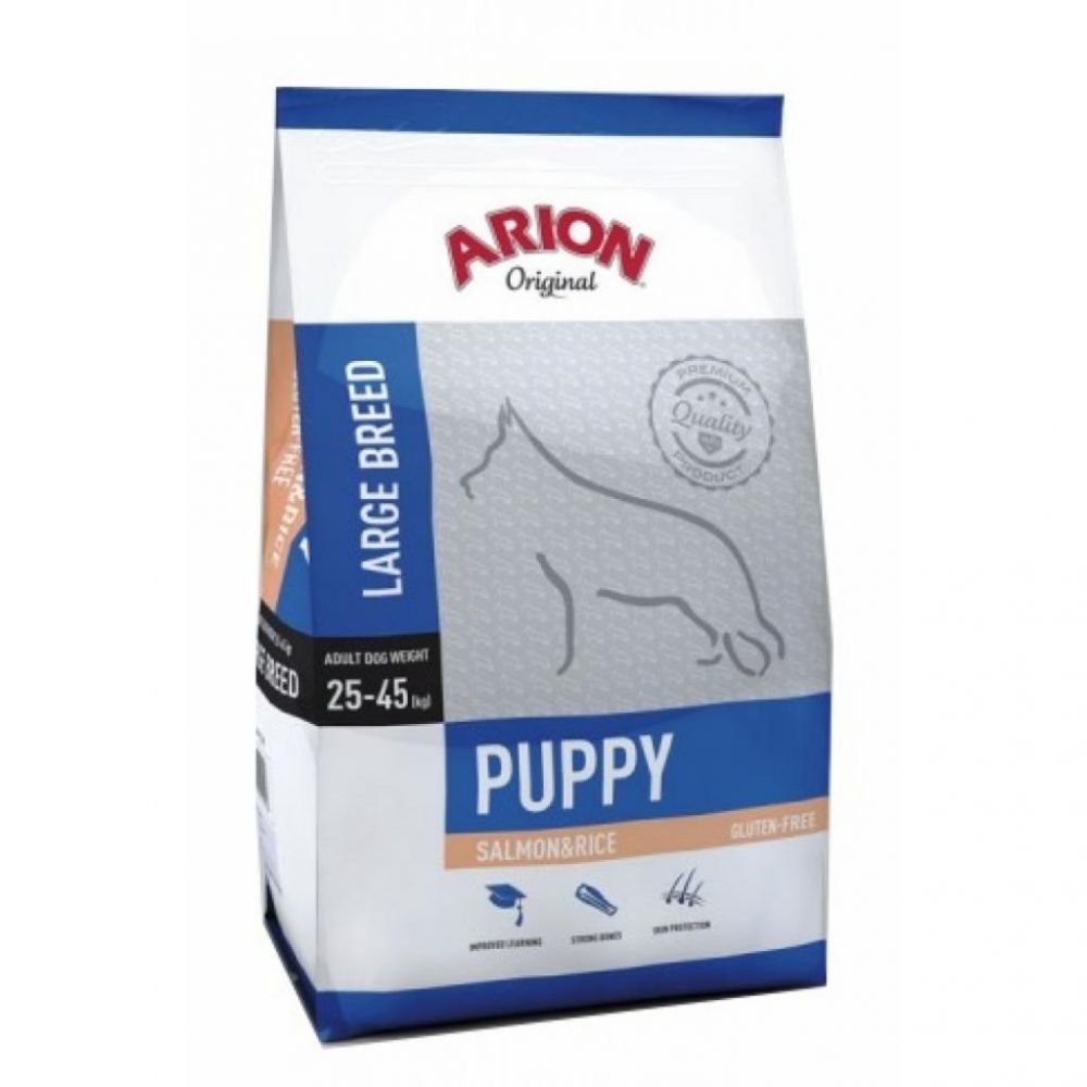 Arion Original Salmon & Rice Large Puppy Łosoś & Ryż Karma Dla Szczeniąt Dużych Ras 12 kg