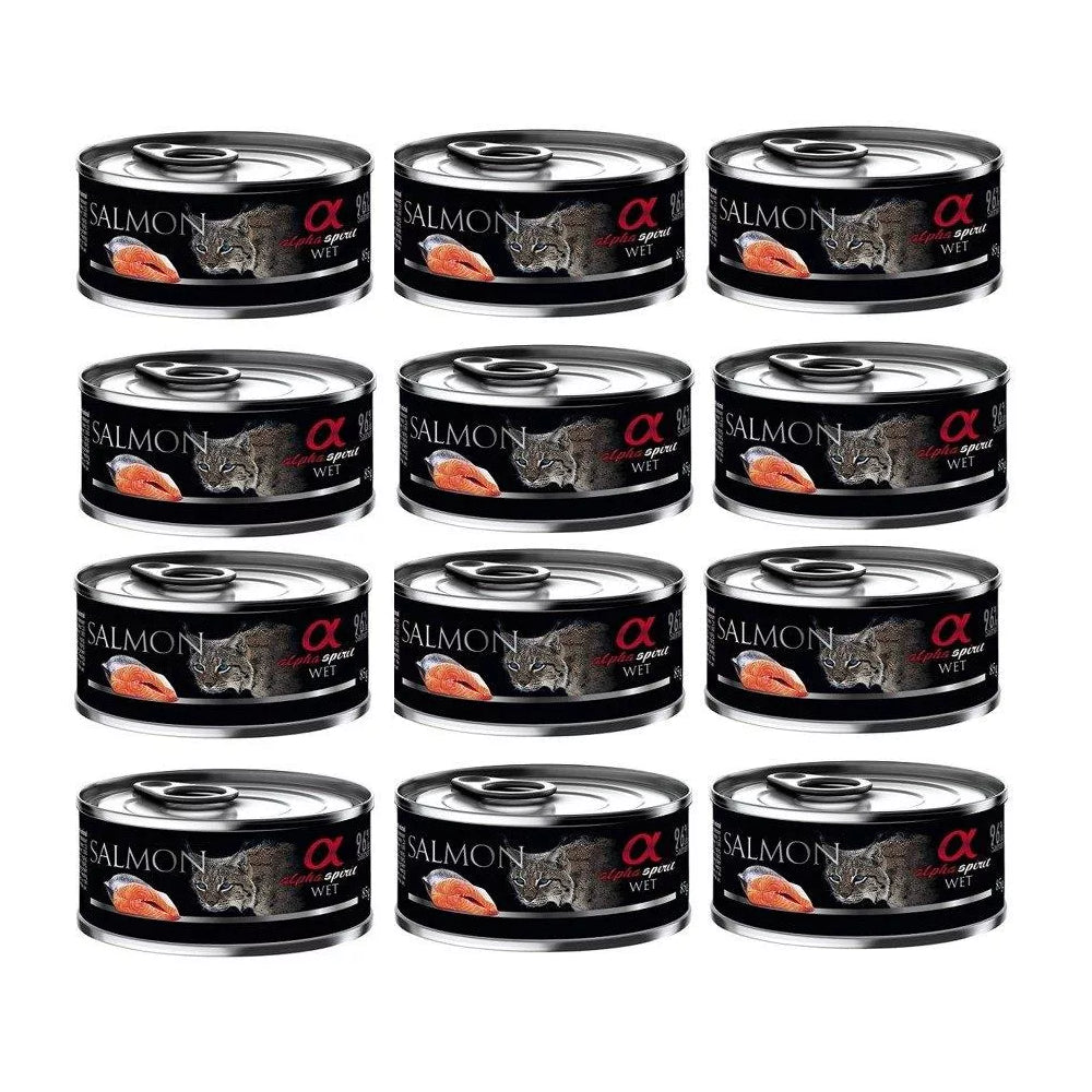 Alpha Spirit Łosoś 12 x 85 g