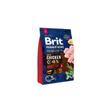Brit Premium By Nature Chicken  Adult Karma Dla Dorosłych Psów  Dużych Ras L  3 kg