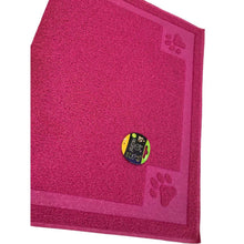 Delfin Mata Pod Kuwetę Gumowa Różowa 90 x 60 cm