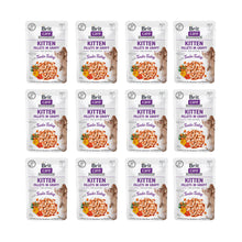 Pakiet Brit Care Cat Fillets in Gravy Tender Turkey Kitten Fileciki Z Indyka W Sosie 12 x 85 g
