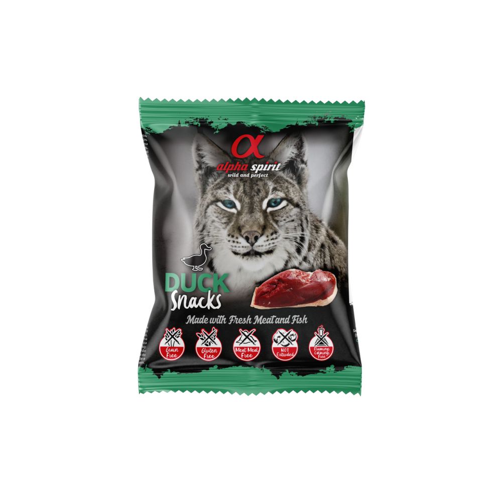 Alpha Spirit Przysmak w Kostce z Kaczką dla Kota 50 g