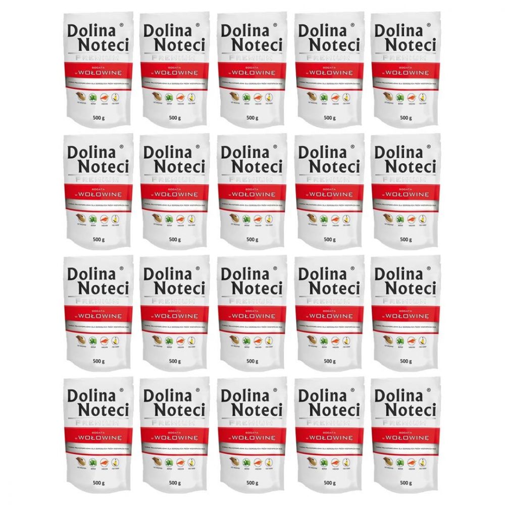 PAKIET FBA Dolina Noteci Premium Wołowina 500 g X 20