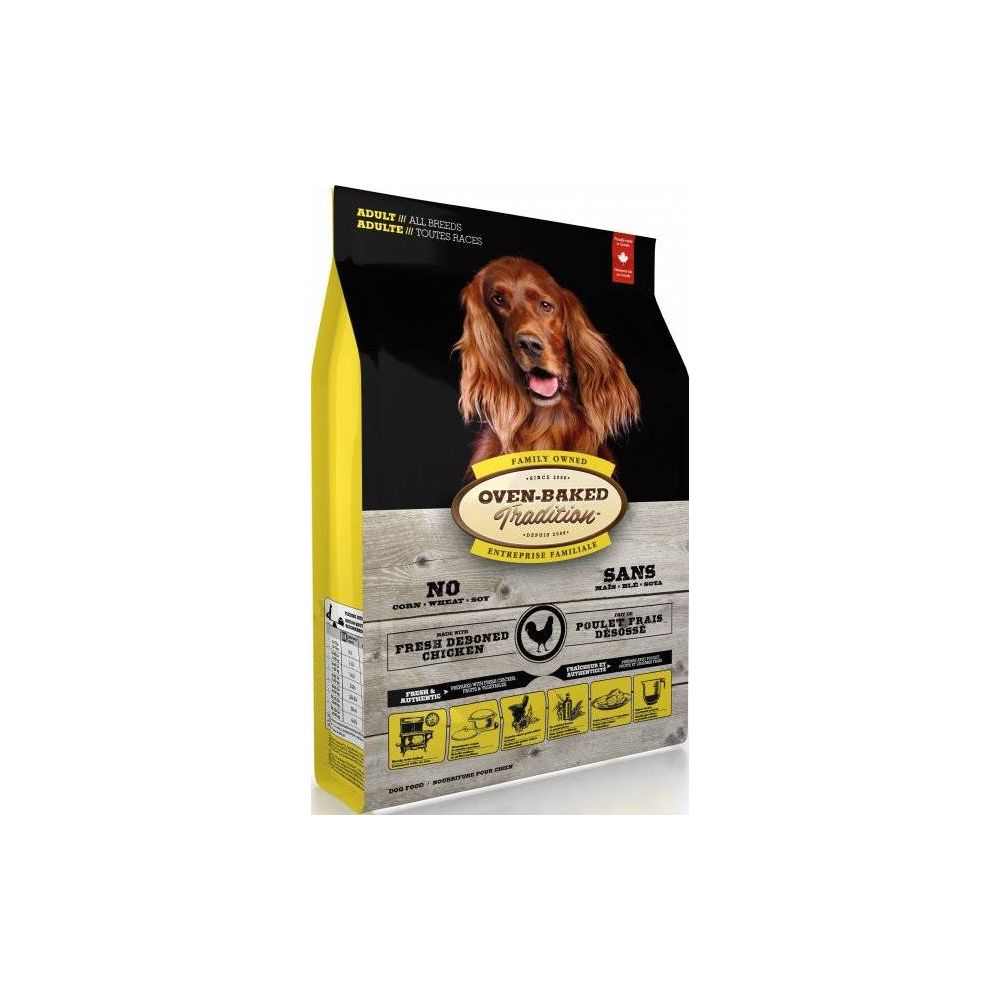 Oven Baked Sucha Karma Dla Dorosłych Psów Wszystkich Ras Ze Świeżym Kurczakiem 11,34 kg