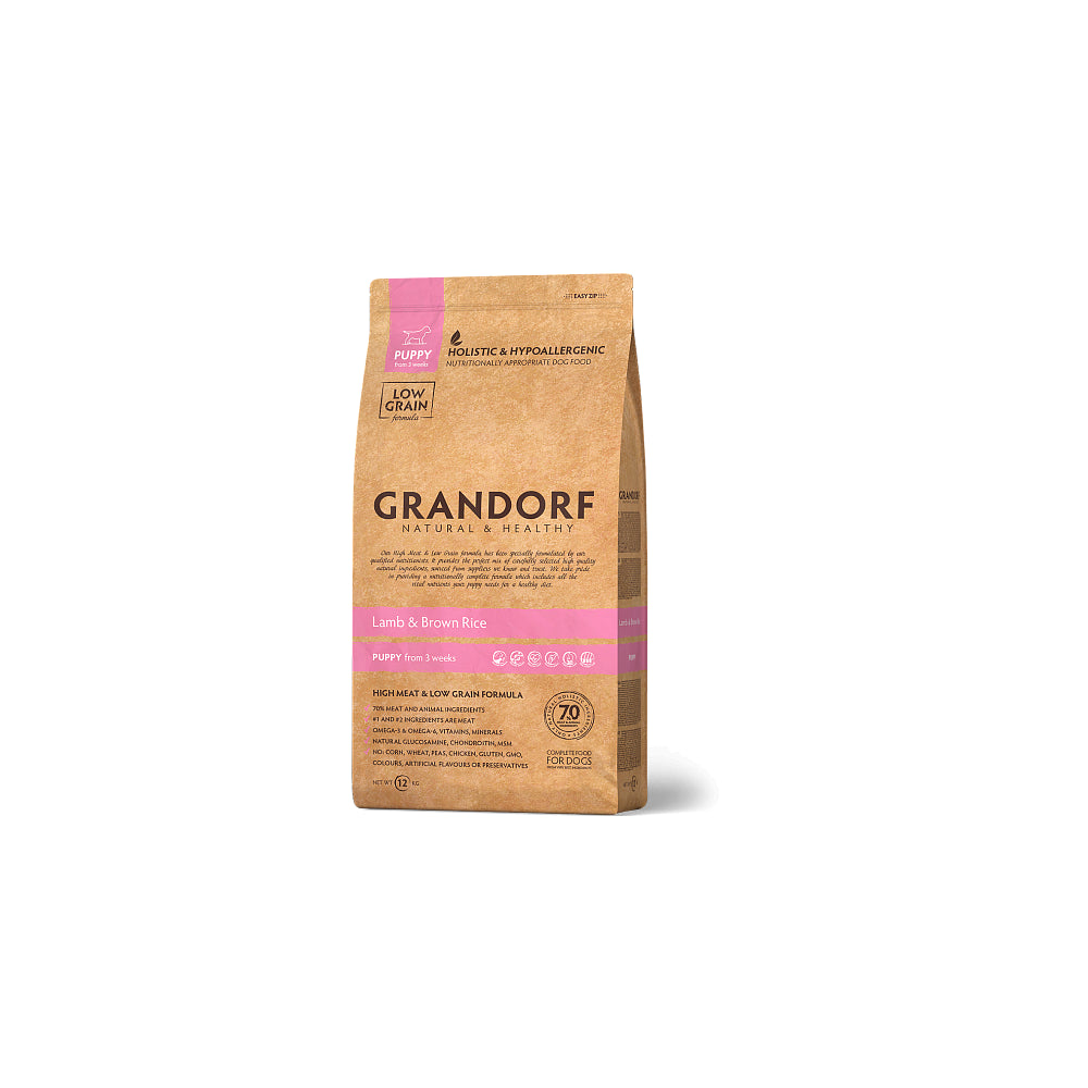 Grandorf Lamb & Brown Rice Puppy All Breeds Karma Dla Szczeniąt 12 kg