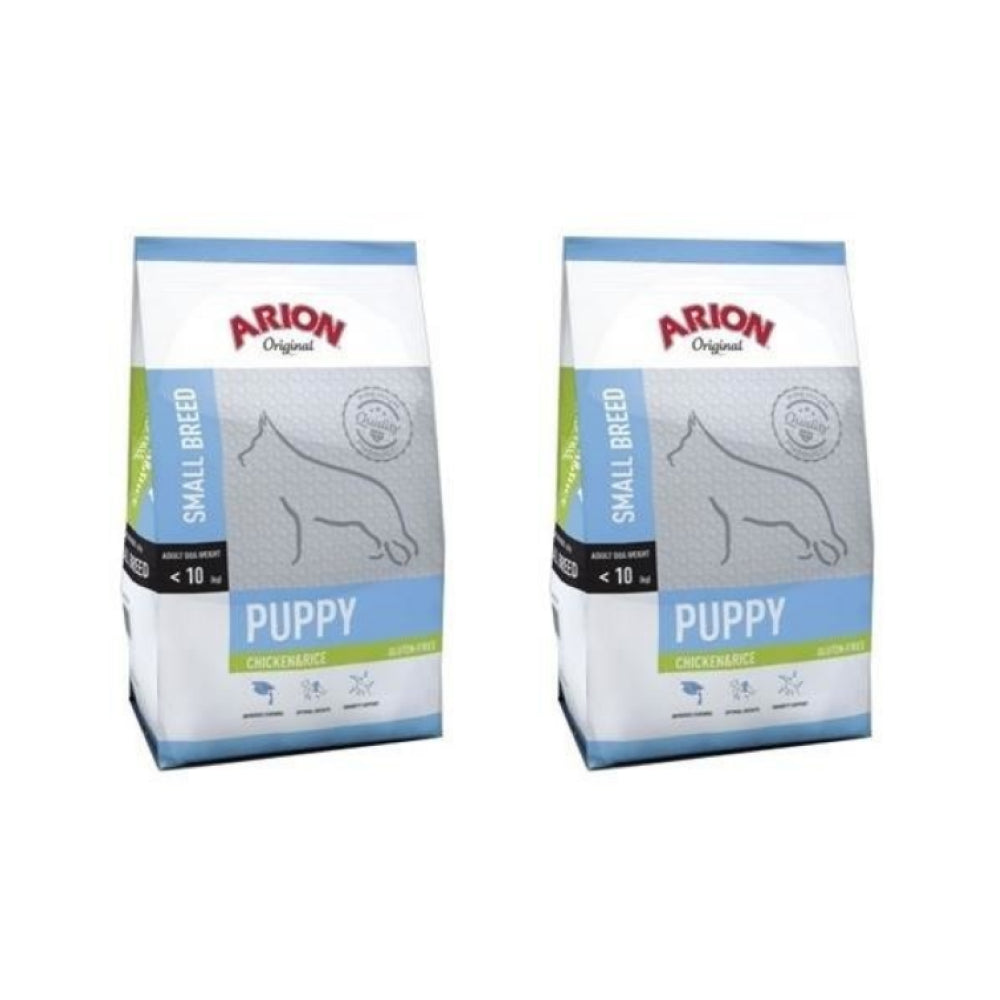 Pakiet Arion Original Chicken & Rice Small Puppy Kurczak & Ryż Karma Dla Szczeniąt Małych Ras 2 x 7,5 kg