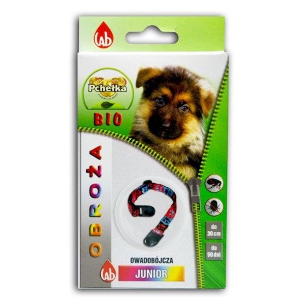 Pchełka Obroża Bio Przeciw Ektopasożytom dla Psa Juniora 30 cm