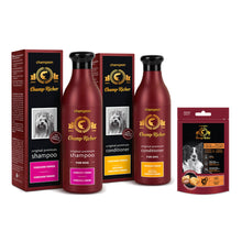Pakiet Champ - Richer Szampon i Odżywka dla Psów Rasy YORKSHIRE TERRIER 2 x 250 ml + Smakołyk Champ - Richer GRATIS!