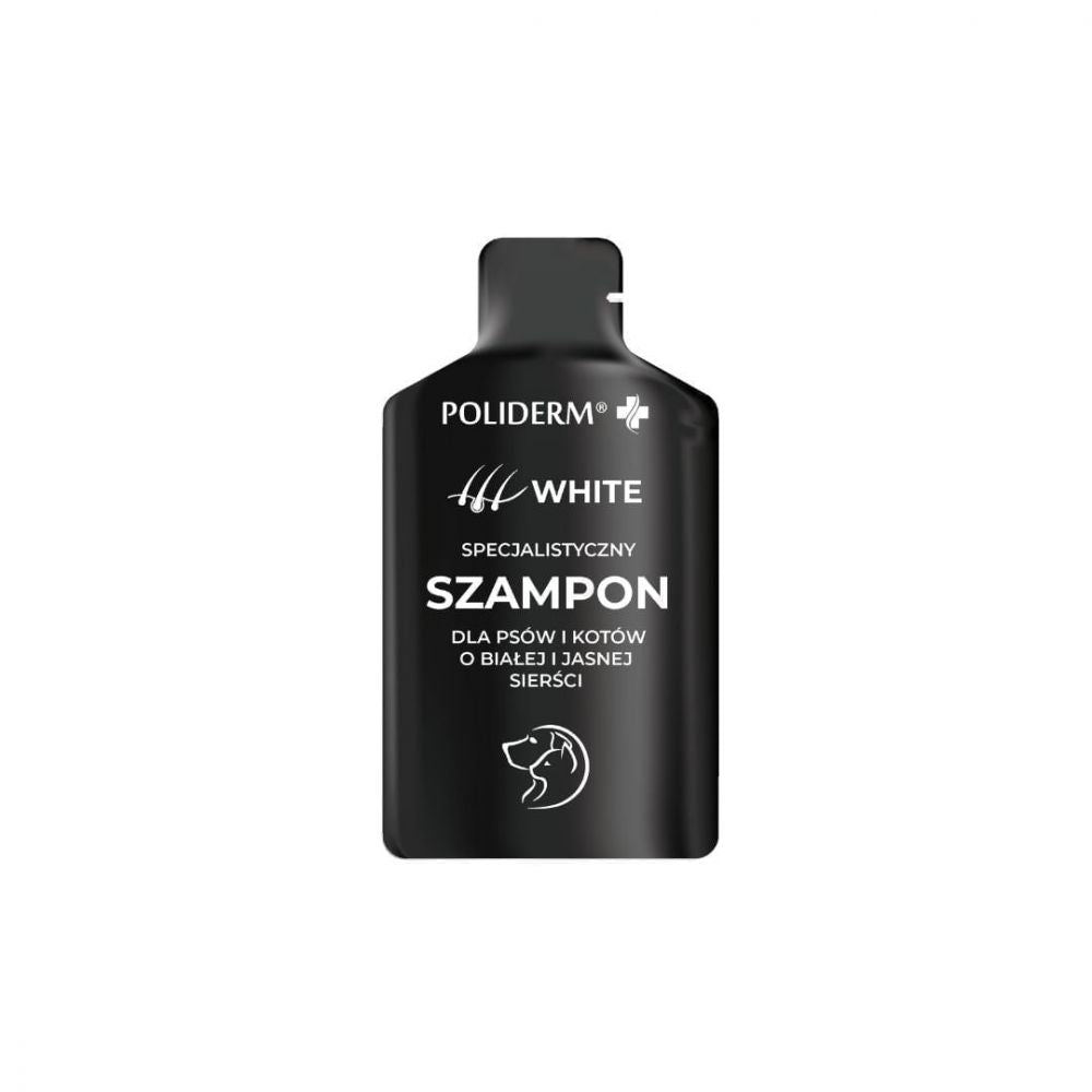 JM SANTE Poliderm szampon white - saszetka 15 ml