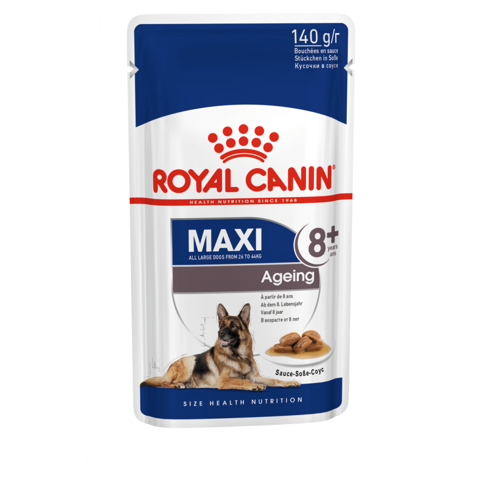 ROYAL CANIN Maxi Ageing 8+ Karma Mokra W Sosie Dla Psów Dojrzałych Po 8 Roku Życia Ras Dużych 140 g